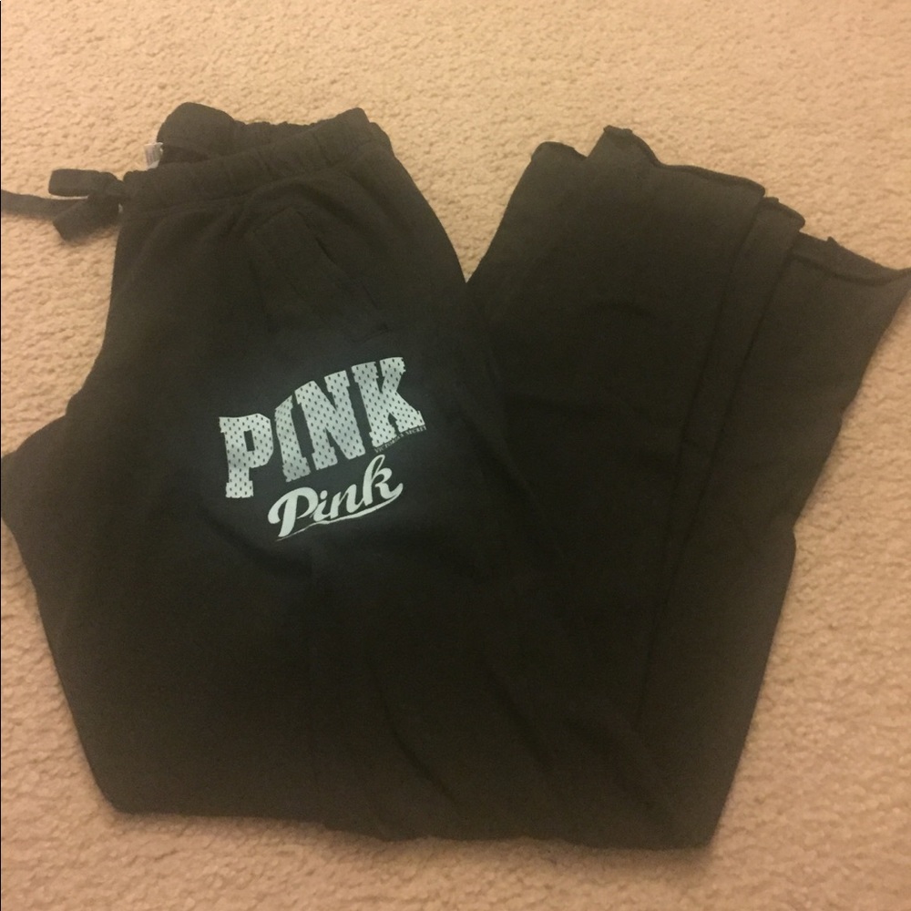 Pink sweatpants